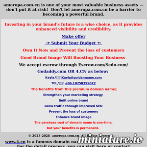 ameropa.com.cn网站缩略图