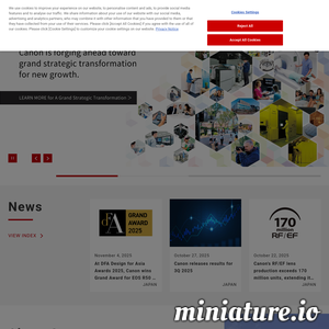 canon.com网站缩略图