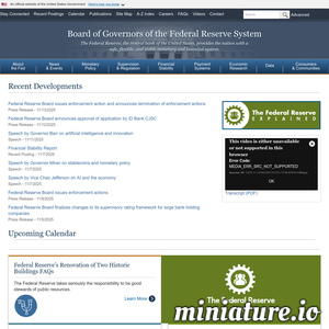 federalreserve.gov网站缩略图