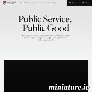 harvard.edu网站缩略图