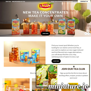 lipton.com网站缩略图