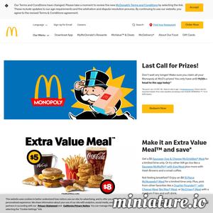 mcdonalds.com网站缩略图