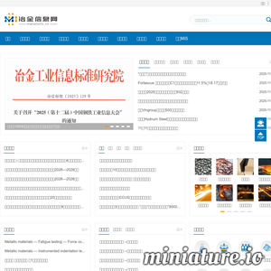 metalinfo.com.cn网站缩略图