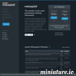 metasploit.com网站缩略图