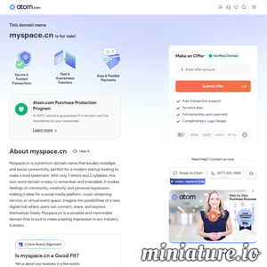 myspace.cn网站缩略图