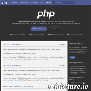 php.net网站缩略图