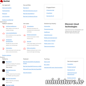 redhat.com网站缩略图