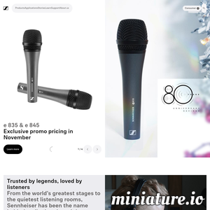 sennheiser.com.cn网站缩略图