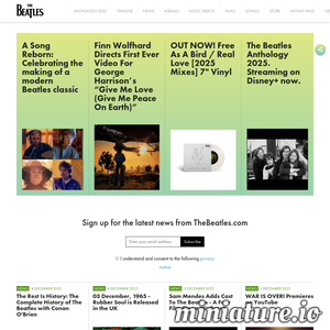 thebeatles.com网站缩略图