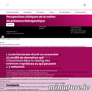 univ-paris8.fr网站缩略图