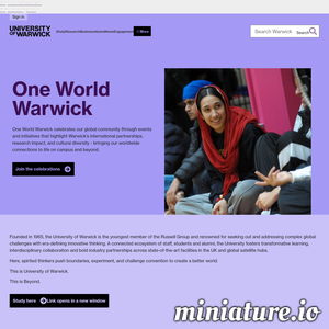 warwick.ac.uk网站缩略图