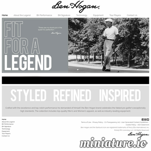 www.benhogan.com网站缩略图