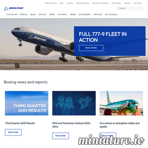 www.boeing.com网站缩略图