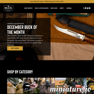 www.buckknives.com网站缩略图