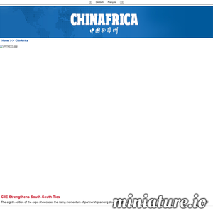 www.chinafrica.cn网站缩略图