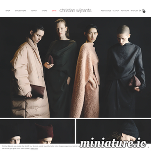 www.christianwijnants.be网站缩略图