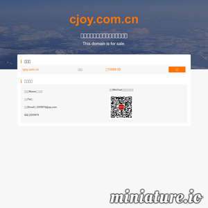 www.cjoy.com.cn网站缩略图