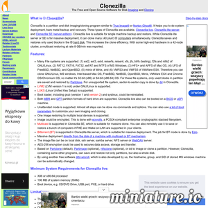 www.clonezilla.org网站缩略图