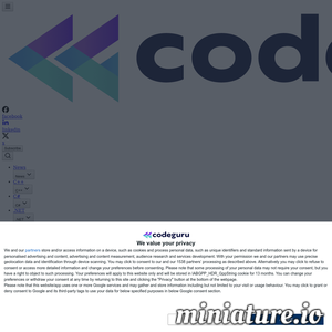 www.codeguru.com网站缩略图