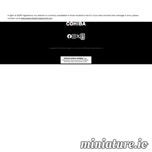 www.cohiba.com网站缩略图