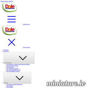 www.dole.com网站缩略图