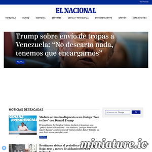 www.el-nacional.com网站缩略图