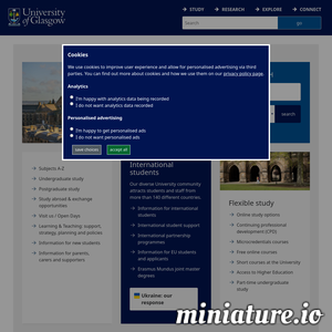 www.gla.ac.uk网站缩略图