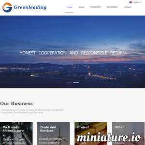 www.greenleading.com网站缩略图