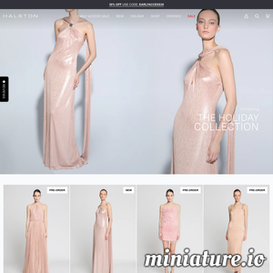 www.halston.com网站缩略图