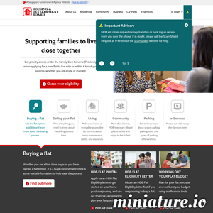 www.hdb.gov.sg网站缩略图