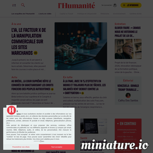 www.humanite.fr网站缩略图