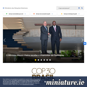 www.itamaraty.gov.br网站缩略图