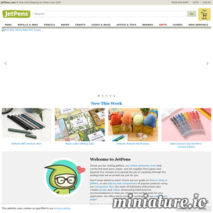 www.jetpens.com网站缩略图