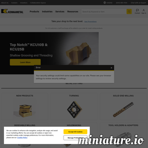 www.kennametal.com网站缩略图