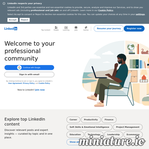 www.linkedin.com网站缩略图