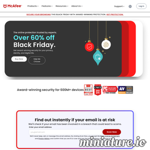www.mcafee.com网站缩略图