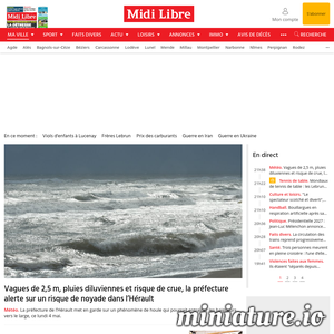www.midilibre.com网站缩略图