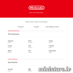 www.nintendo.com网站缩略图