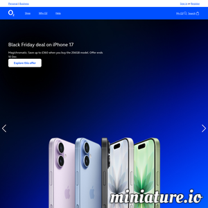 www.o2.co.uk网站缩略图