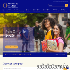 www.otago.ac.nz网站缩略图