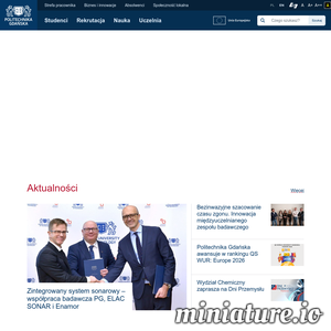www.pg.gda.pl网站缩略图