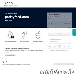 www.prettyfont.com网站缩略图