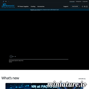 www.seasonic.com网站缩略图