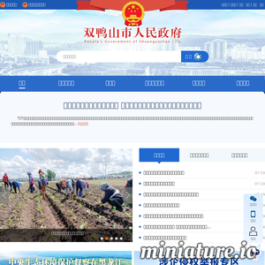 www.shuangyashan.gov.cn网站缩略图