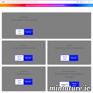 www.sky.com网站缩略图