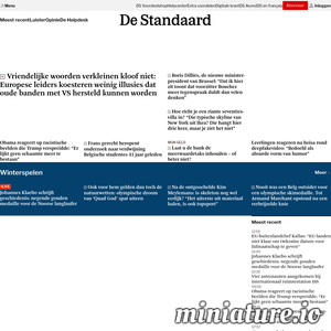 www.standaard.be网站缩略图