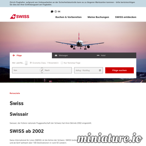 www.swissair.com网站缩略图