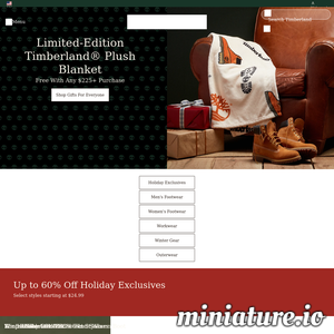 www.timberland.com网站缩略图