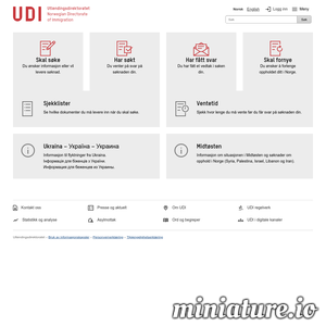www.udi.no网站缩略图