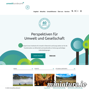 www.umweltbundesamt.at网站缩略图